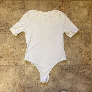 White Shein Size Large One Piece Bodysuit